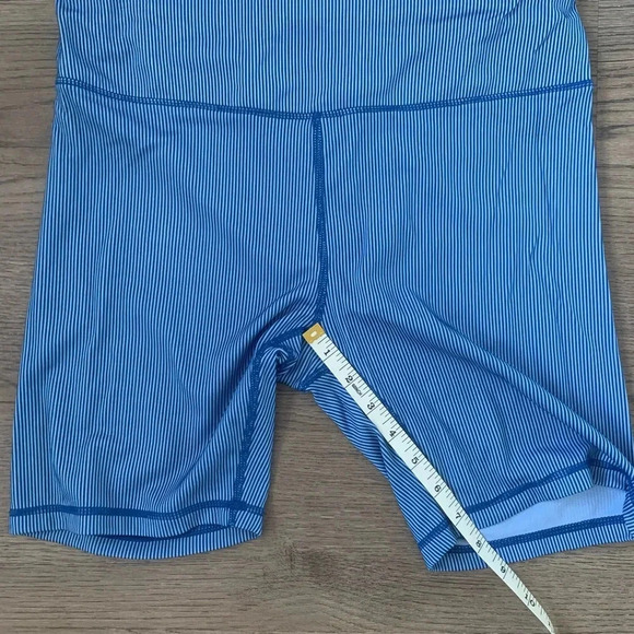 Nautica‎ Competition Ribbed Crop Top + Biker Short Set - Size M - Blue - NWT - Picture 8 of 11